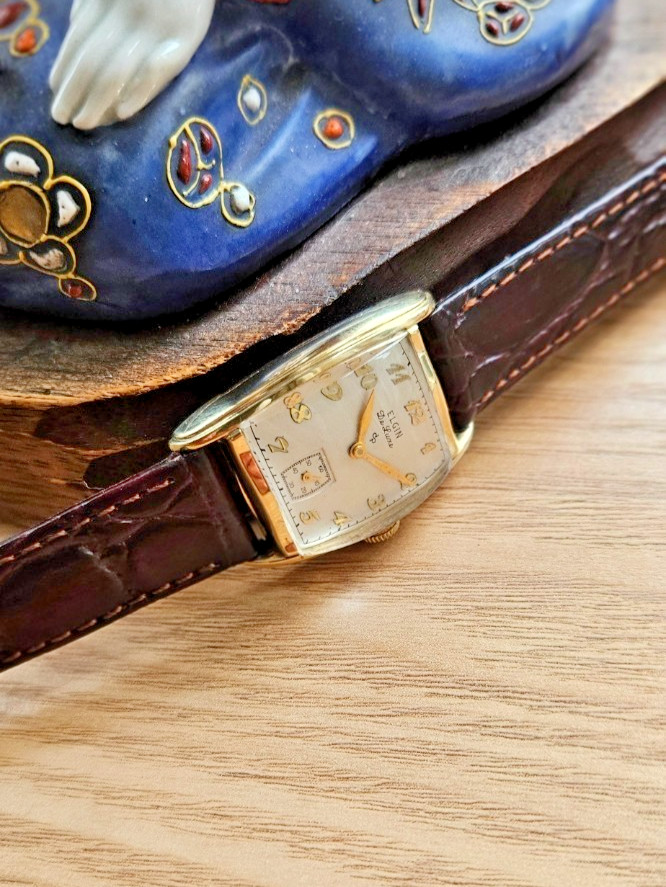 Tastefully restored Elgin vintage wristwatch {circa 1950’s}