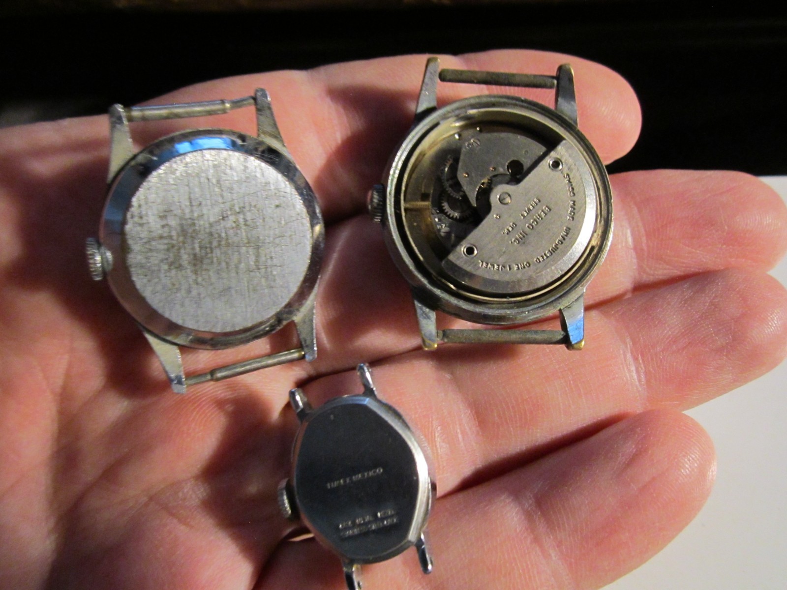 18 OLD WATCHES NO BANDS – MECHANICAL AND QUARTZ GREAT RESALE VALUE – OFC-R
