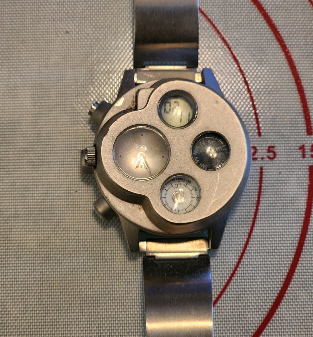 STORM Steel Navigator 26641 Watch 5 Function All In One