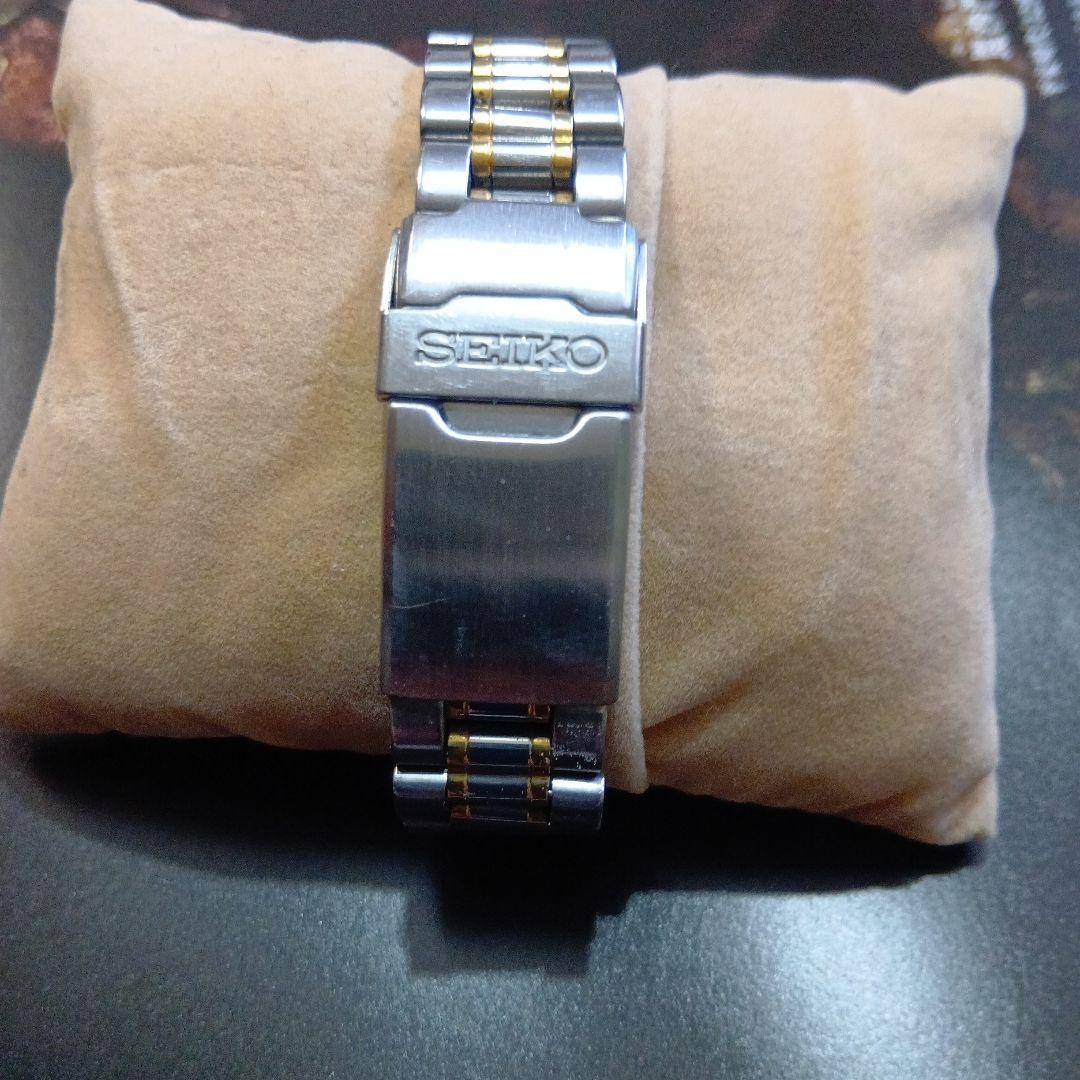SEIKO SCUBA 200m Silver Gold Watch Running Screw Crown 17.5cm