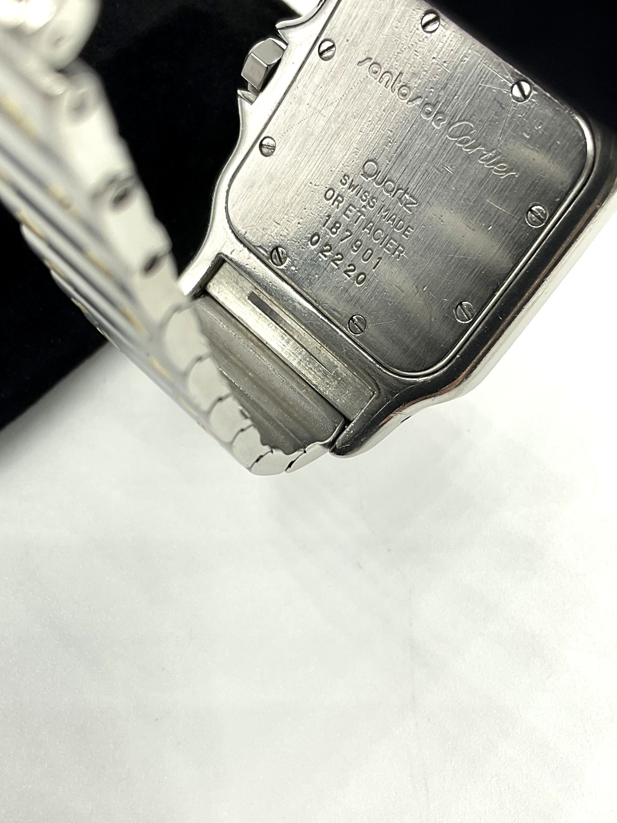 Cartier Santos Galbee 187901, 29mm x 41mm, Date, fits 6.5 inch wrist