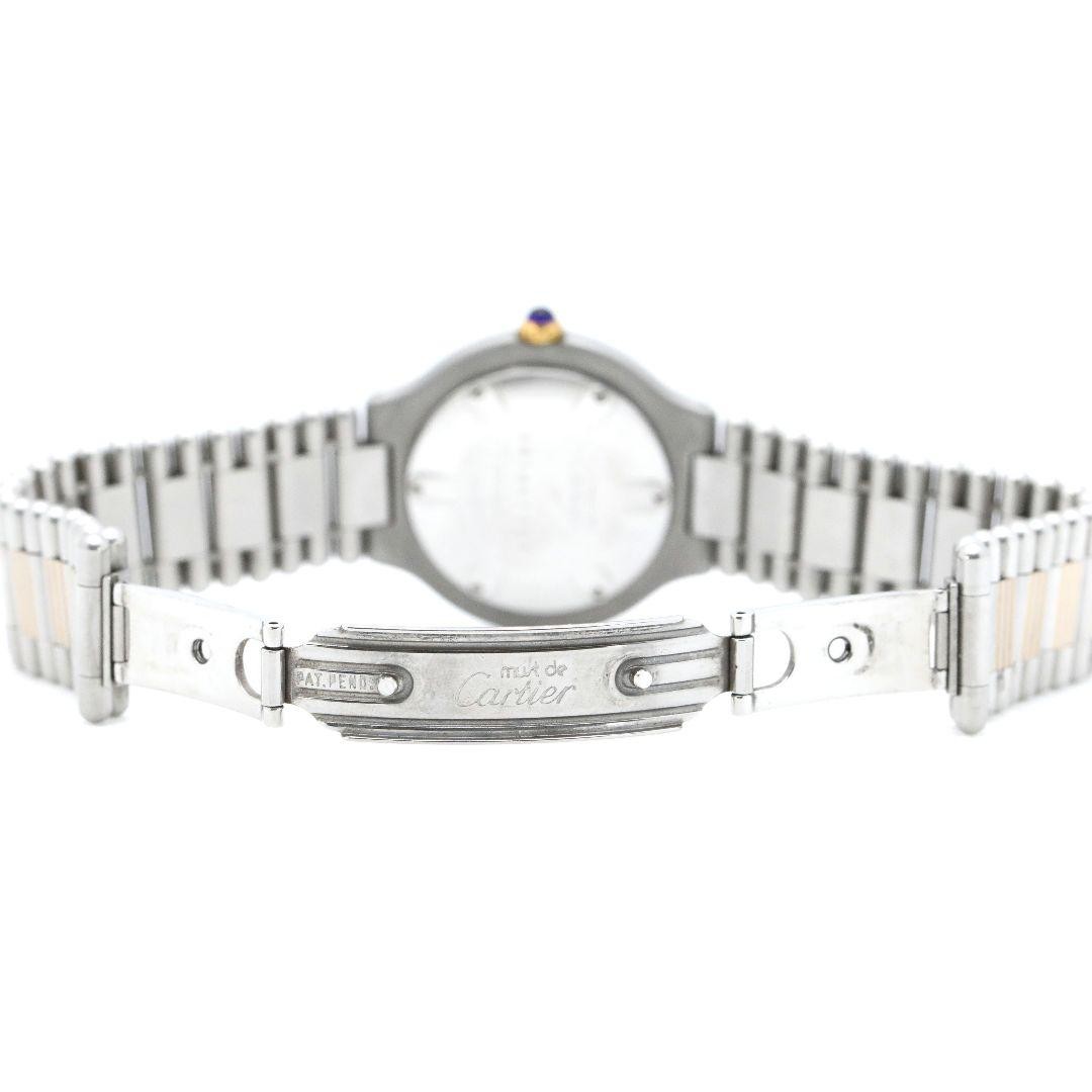 Cartier Must 21 Roman Combi Gold Quartz Wristwatch Boys Japan 071533