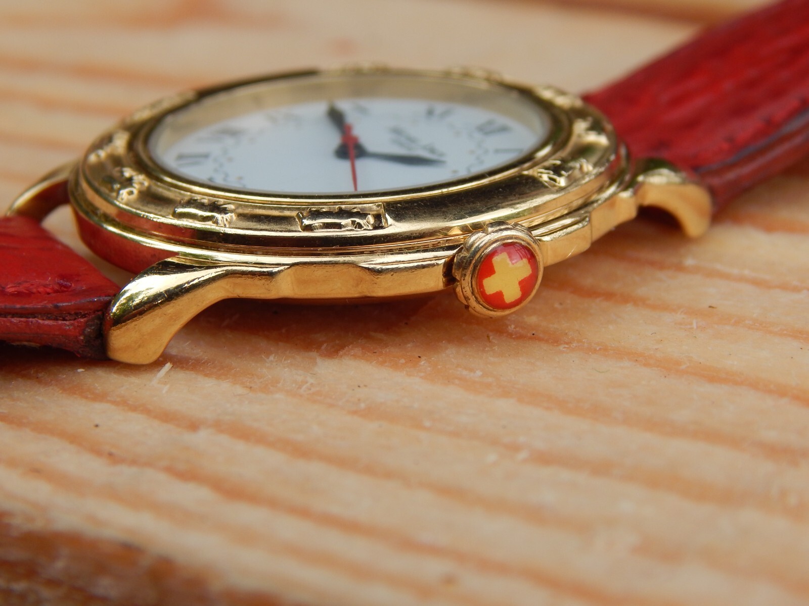 Michel JORDI Geneva 1991 Swiss Quartz Wrist Watch 37mm Case Eta Movement
