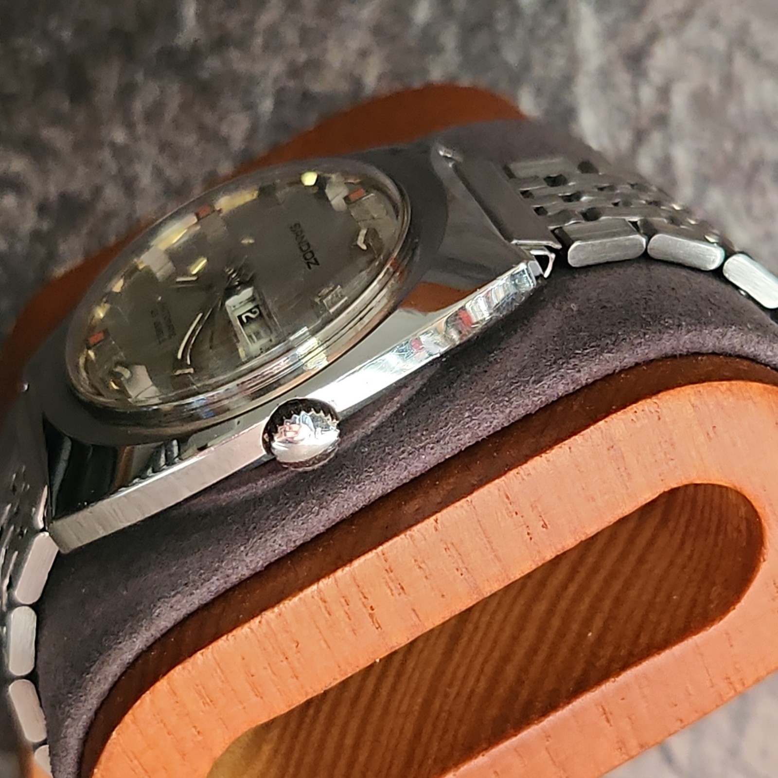 Vinrage Sandoz Automatic Watch. Rare Dial. Beautiful Piece. 1785Z-84-8