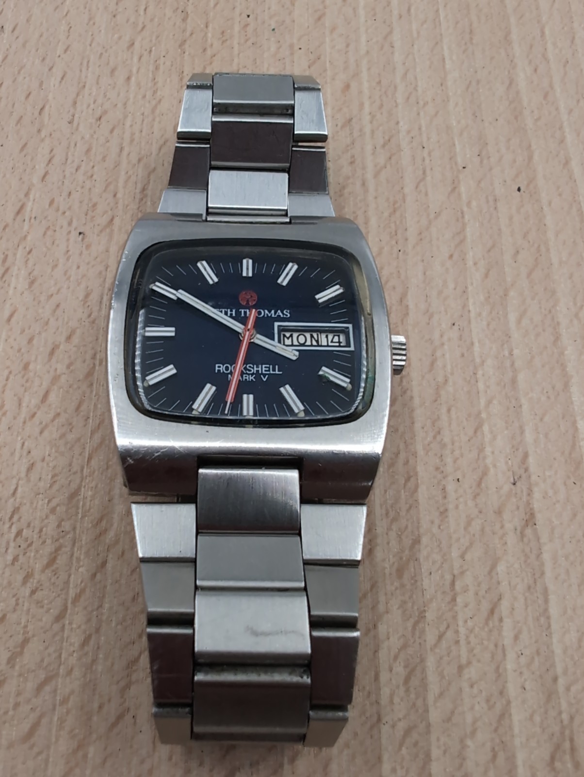 Vtg Roamer Rockshell Mark V Made For Seth Thomas Automatic Watch