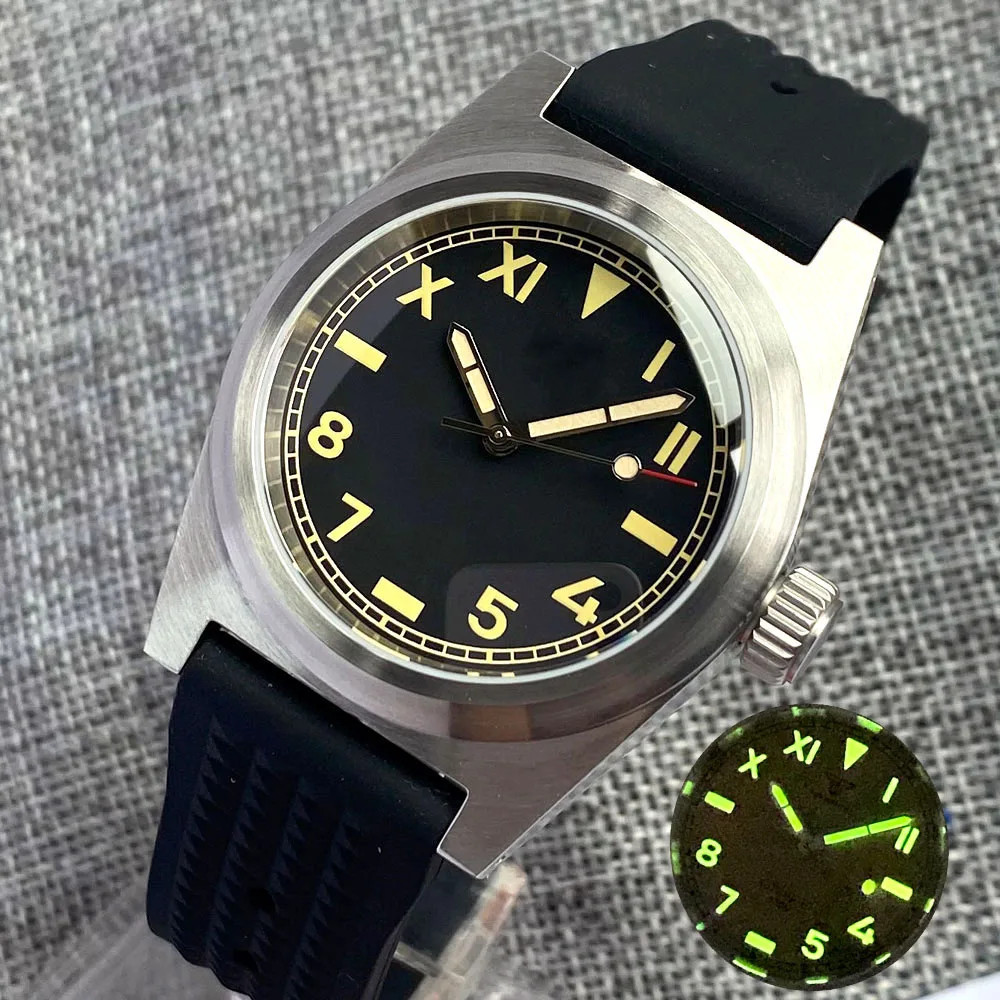 Tandorio 38mm Automatic Miyota 8215 Men’s Mechanical Watch Sapphire Glass Brown