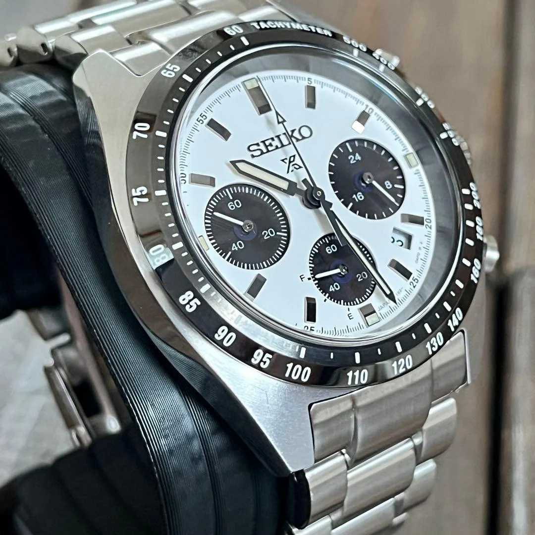SEIKO Prospex Speedtimer SBDL085 Solar Chronograph Stainless Steel 1.54in Watch