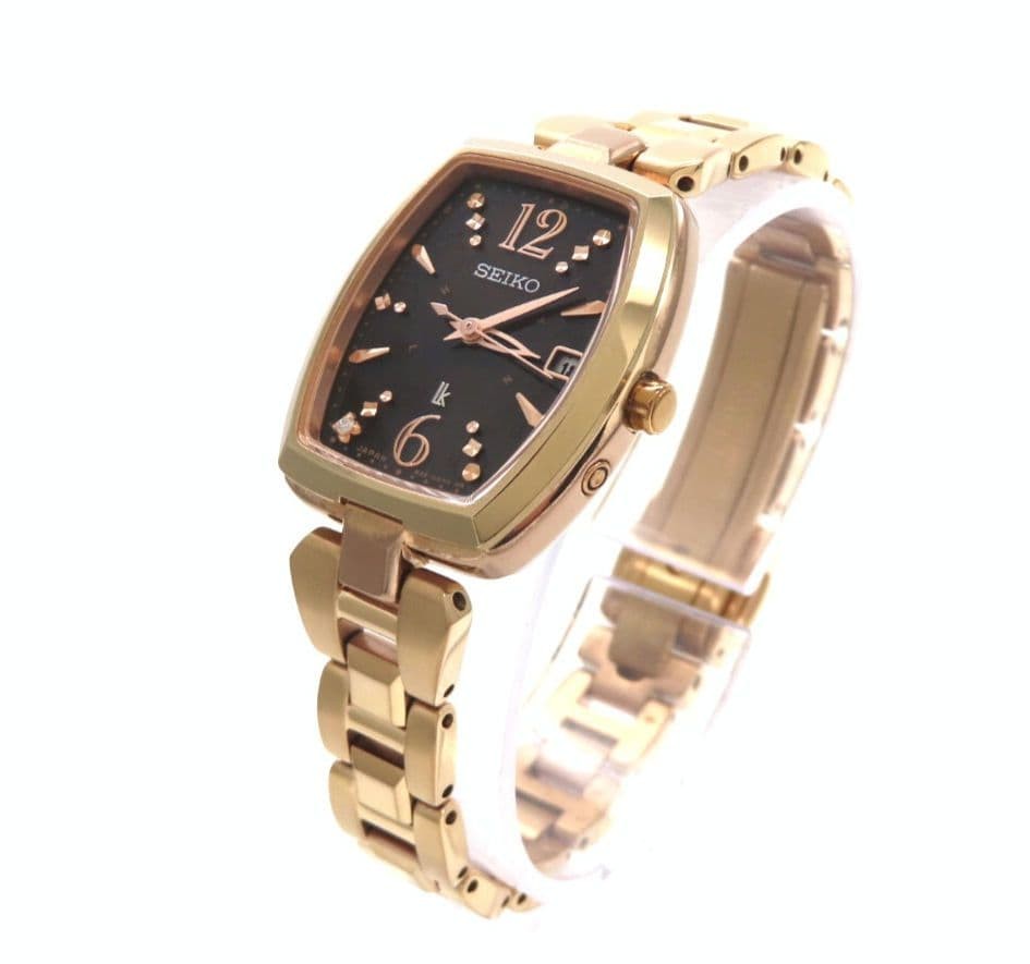 SSVW128 SEIKO watch LUKIA 1P diamond extremely beautiful