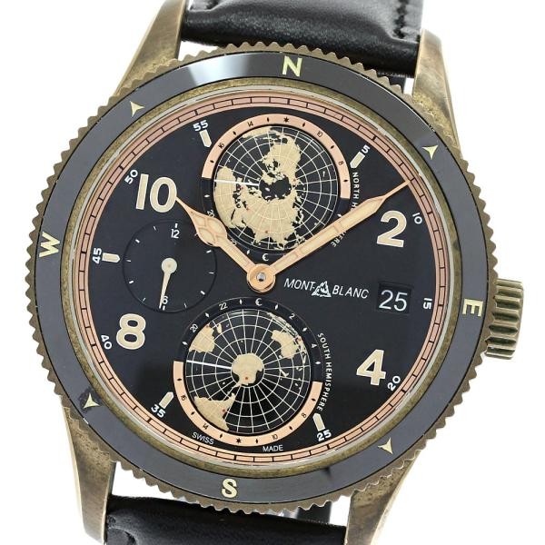 Montblanc 1858 GeoSphere Limited Edition 119347 43mm Date Automatic Watch #C4178