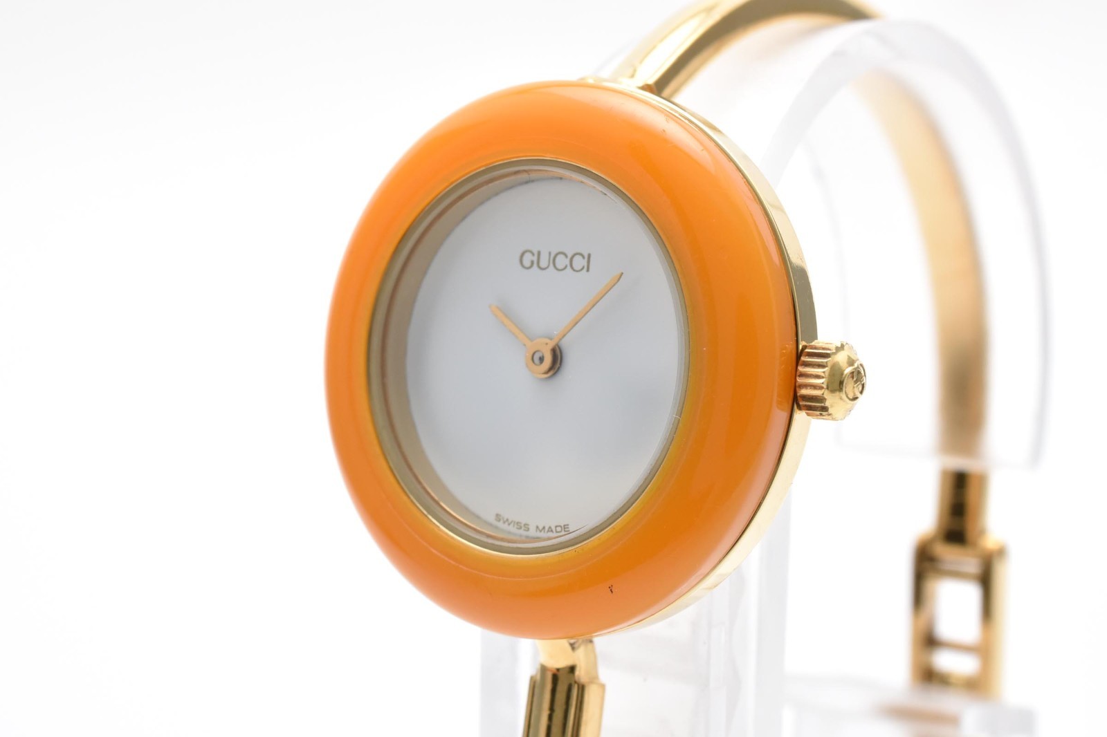 GUCCI Change Bezel 11/12.2 1100L gold vintage Quartz Woman’s Watch