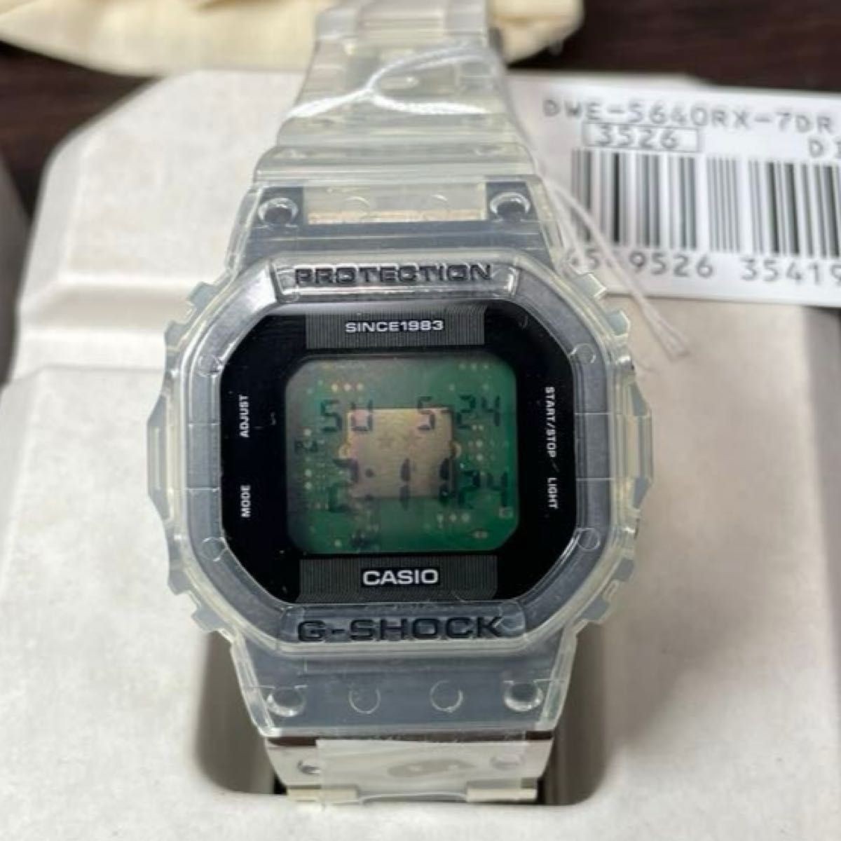 CASIO G SHOCK DWE 5640RX 7DR 40th Anniversary Limited Model Skeleton
