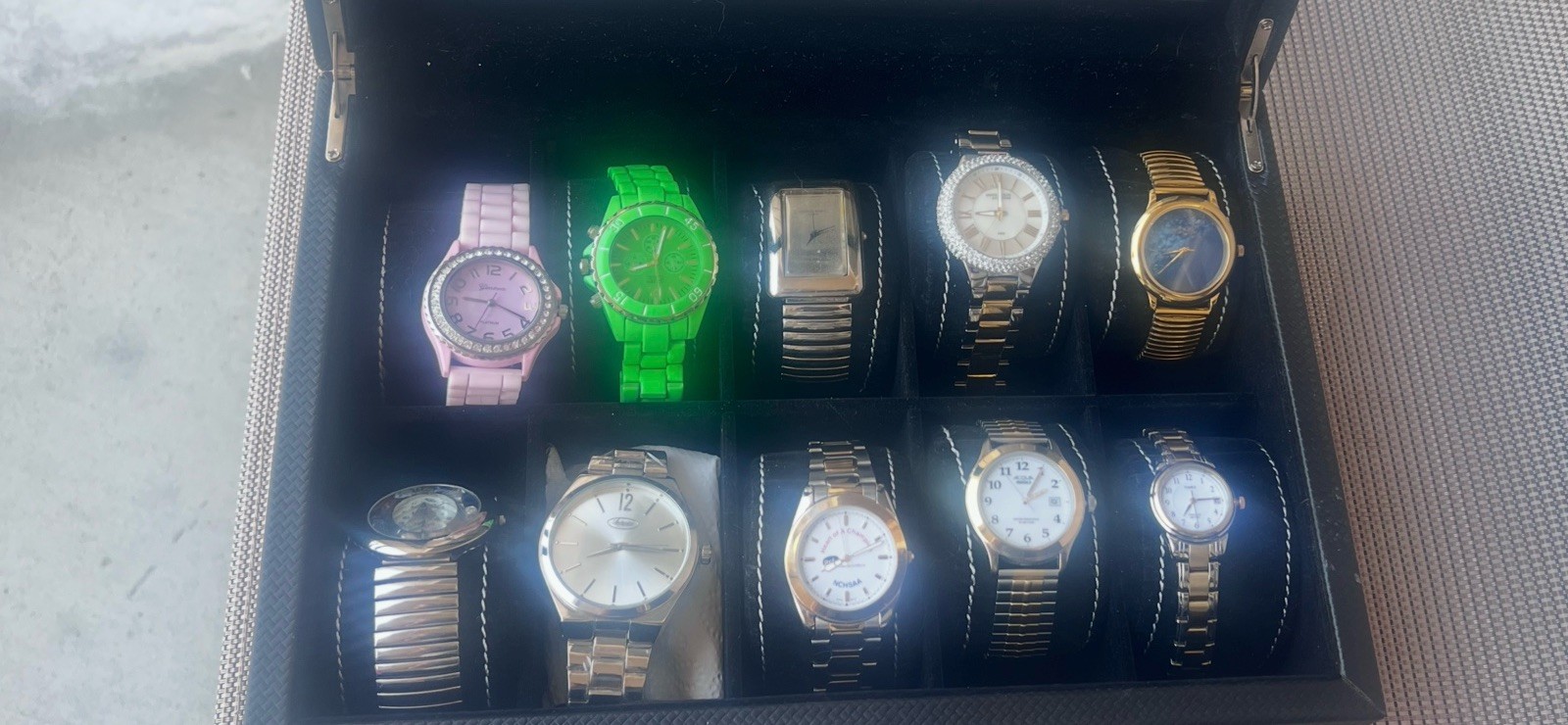 10pcs Casual Fashion Watch Collection All Working See Description For Watch Type