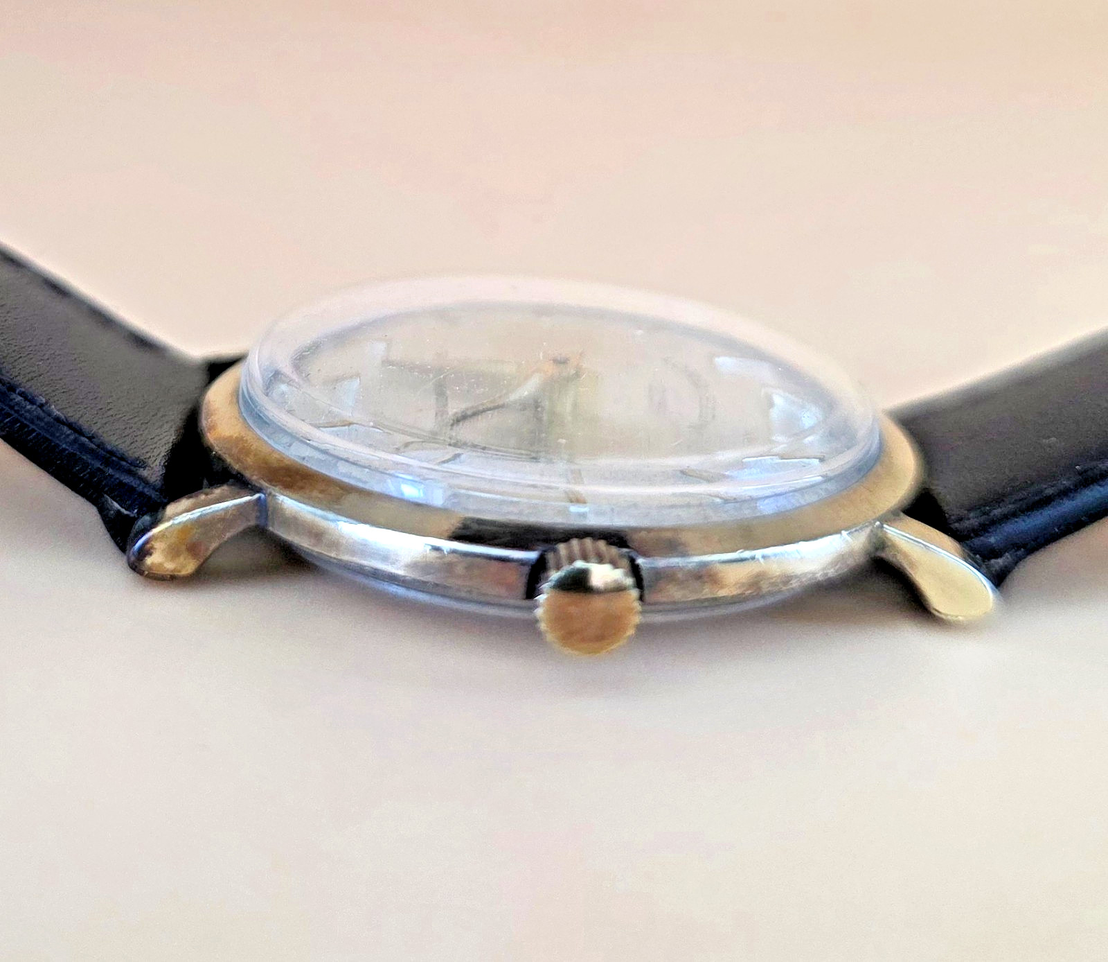 Vintage 1961 Men’s LORD ELGIN 25 Jewel Self-winding 10K GF Bezel Swiss Watch Box
