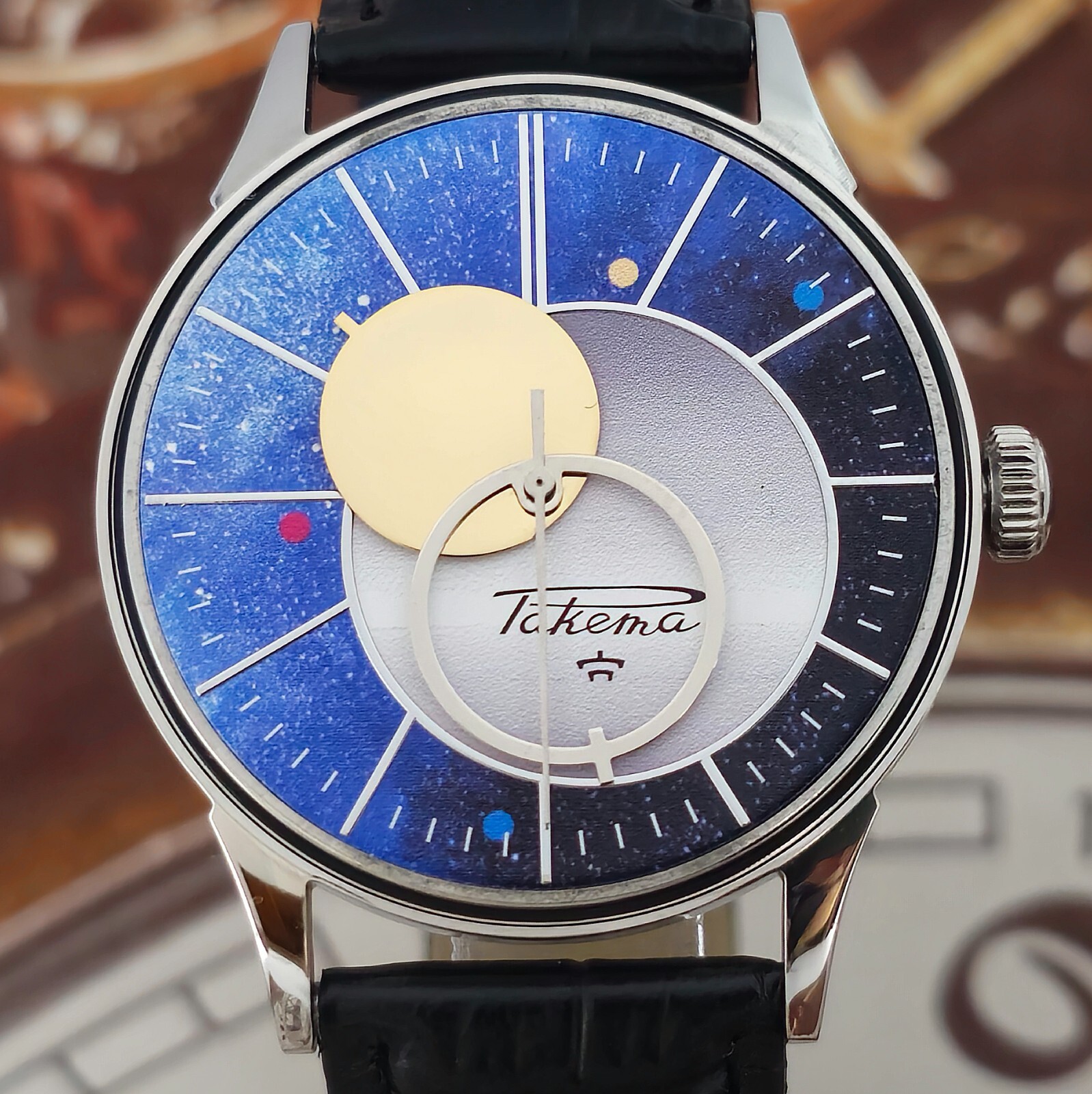 Vintage Watch USSR RAKETA Copernik 2609.HA Planets Wristwatch Copernic Space