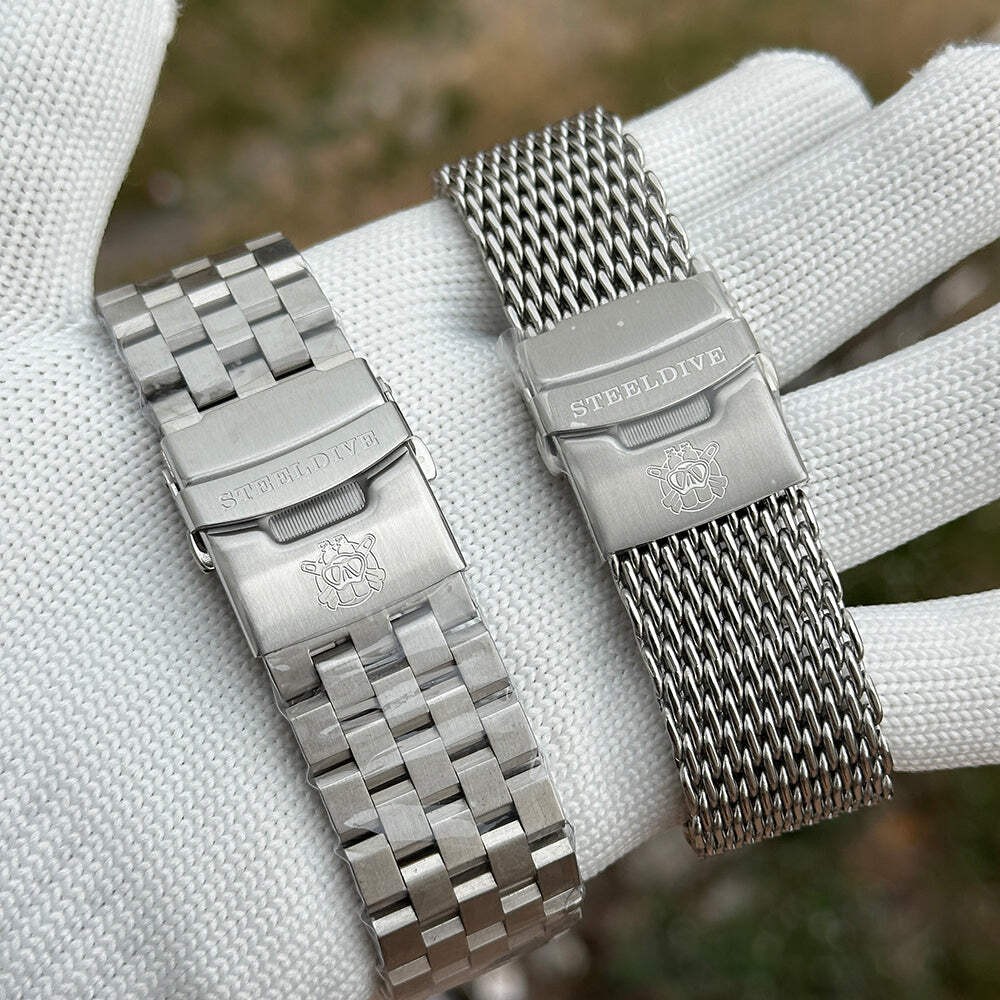 STEELDIVE SD1982H — Date Function 46.5MM Sapphire Ceramic Bezel NH35 Dive Watch
