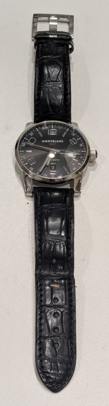 Montblanc Timewalker GMT 42mm Mens Watch 36065 / 7081 READ DESCRIPTION