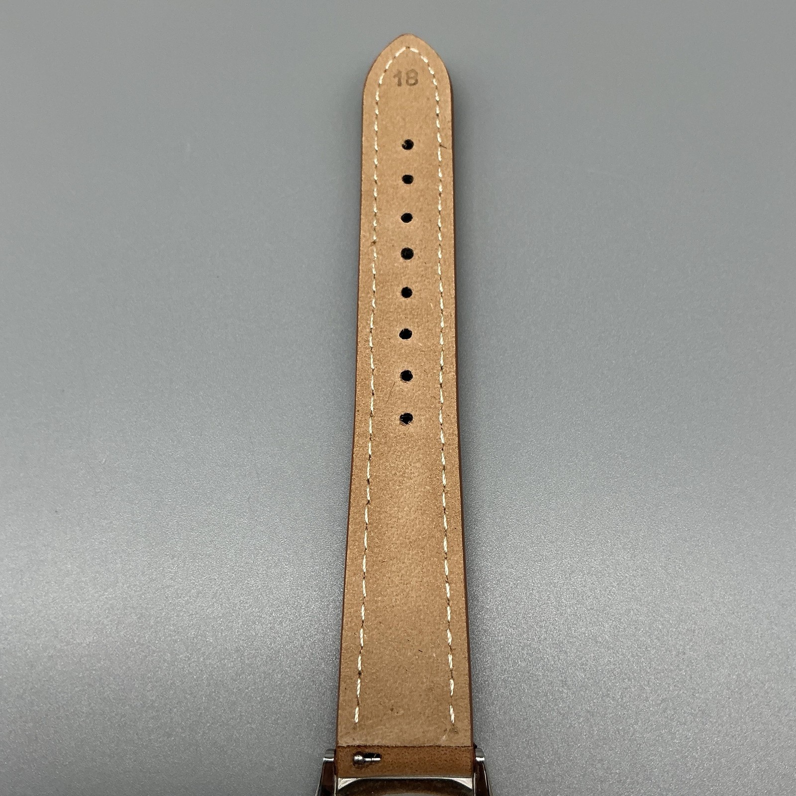 Skagen 233LSSNC Mens Watch 34mm Blue Silver Dial Brown Leather New Battery