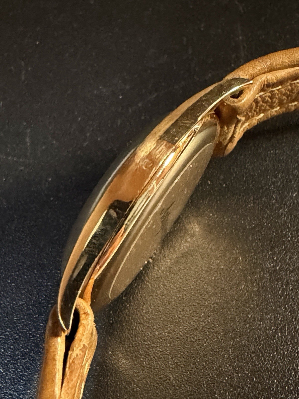 Tissot Antimagnetic Vintage 14K Gold 32.7mm Manual Small Seconds 1950s