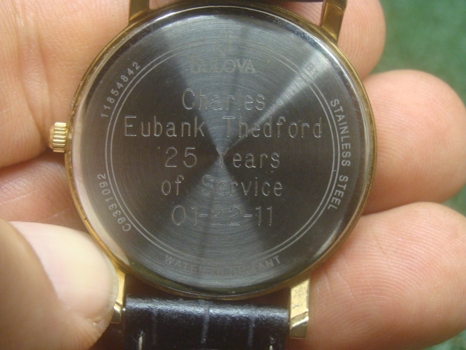 Bulova Bell Helicopter Textron 25 Year Service Watch 2011 – VERY NICE – new bat.