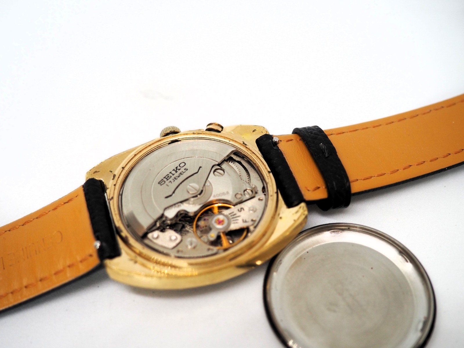 Vintage Seiko Bell-Matic 4006-6000 Automatic Alarm Watch – Gold Capped, Day/Date