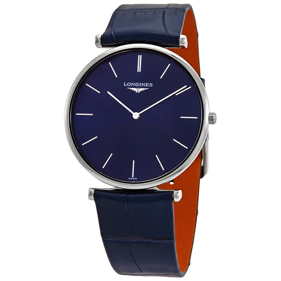 Longines Blue Sunray Dial Blue Leather Men’s Watch L4.766.4.95.2
