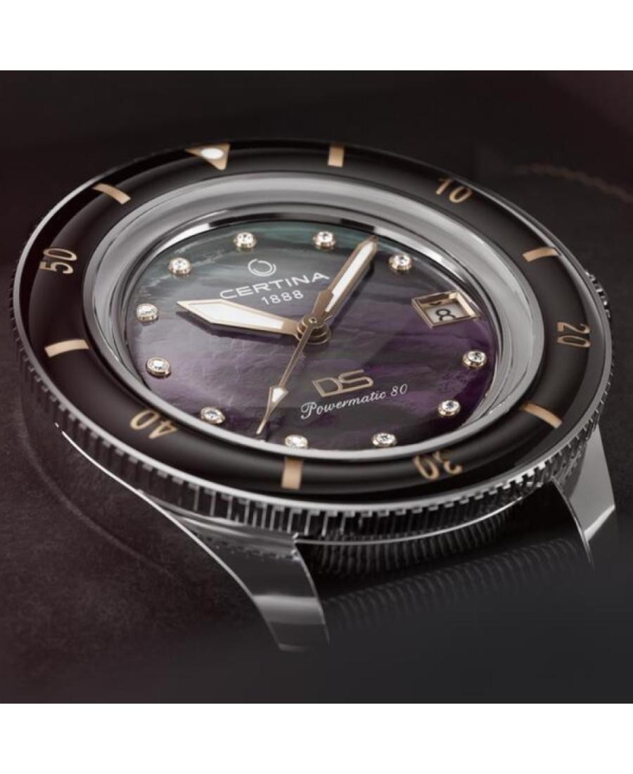 CERTINA Women Analog Automatic Casual Watch Classic Dress Mother of Pearl Dial W