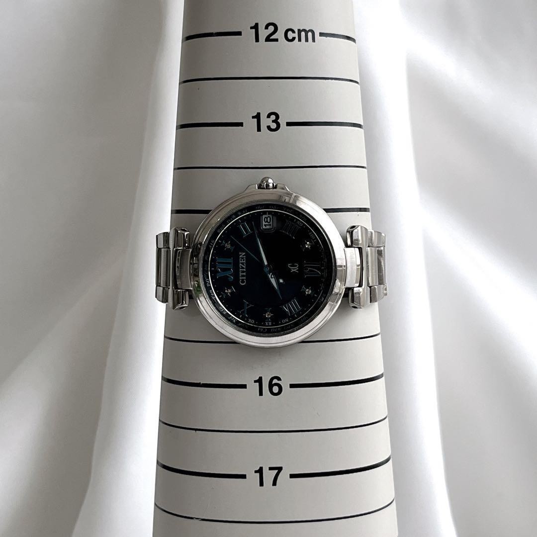 CITIZEN xC Happy Flight Eco Drive Gray Dial Wristwatch Silver Cross Sea Ladies’