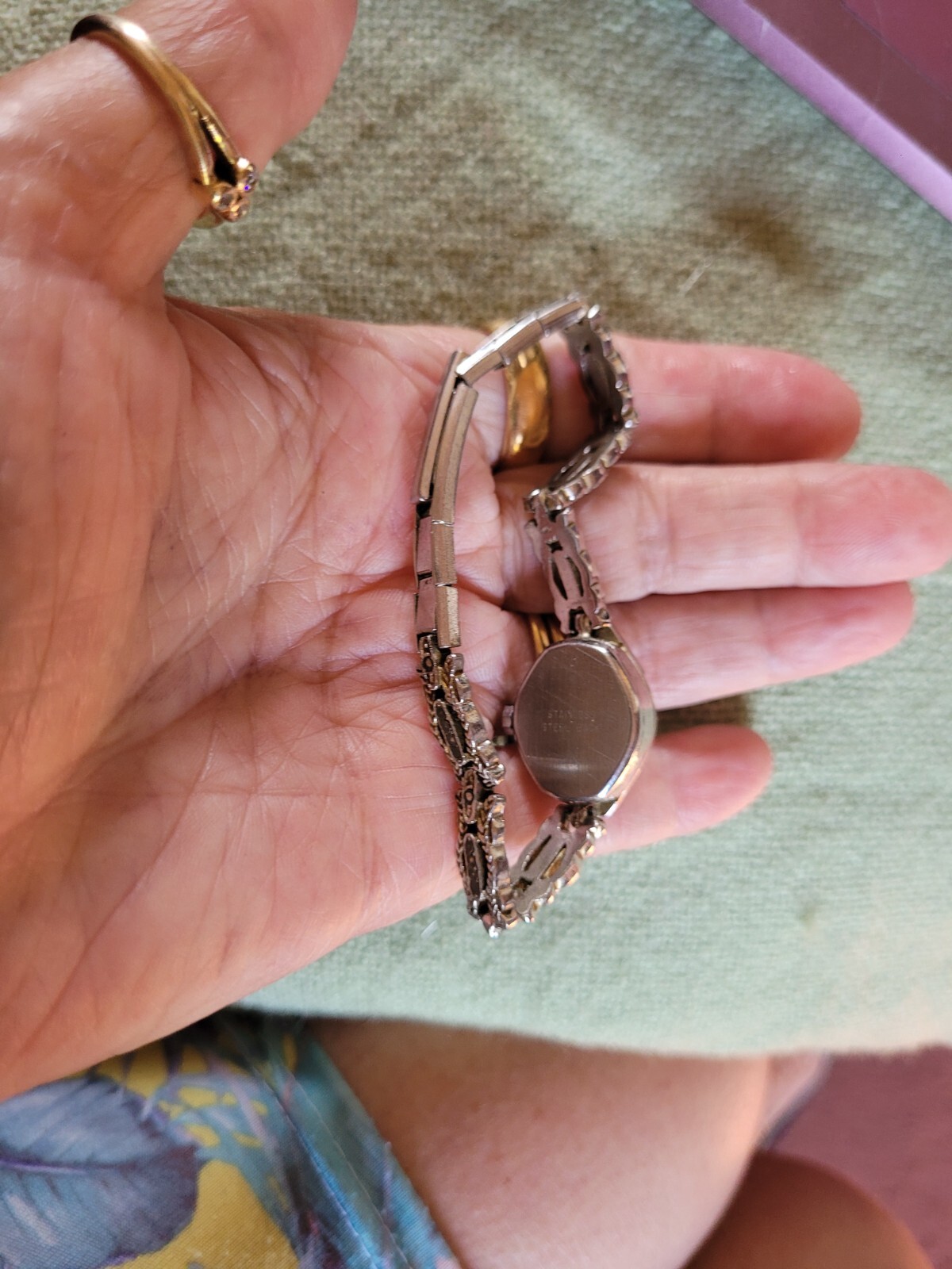 VTG 50 s/60 s.( Limit )Marcasite Cocktail Watch.Used NONE WORKING