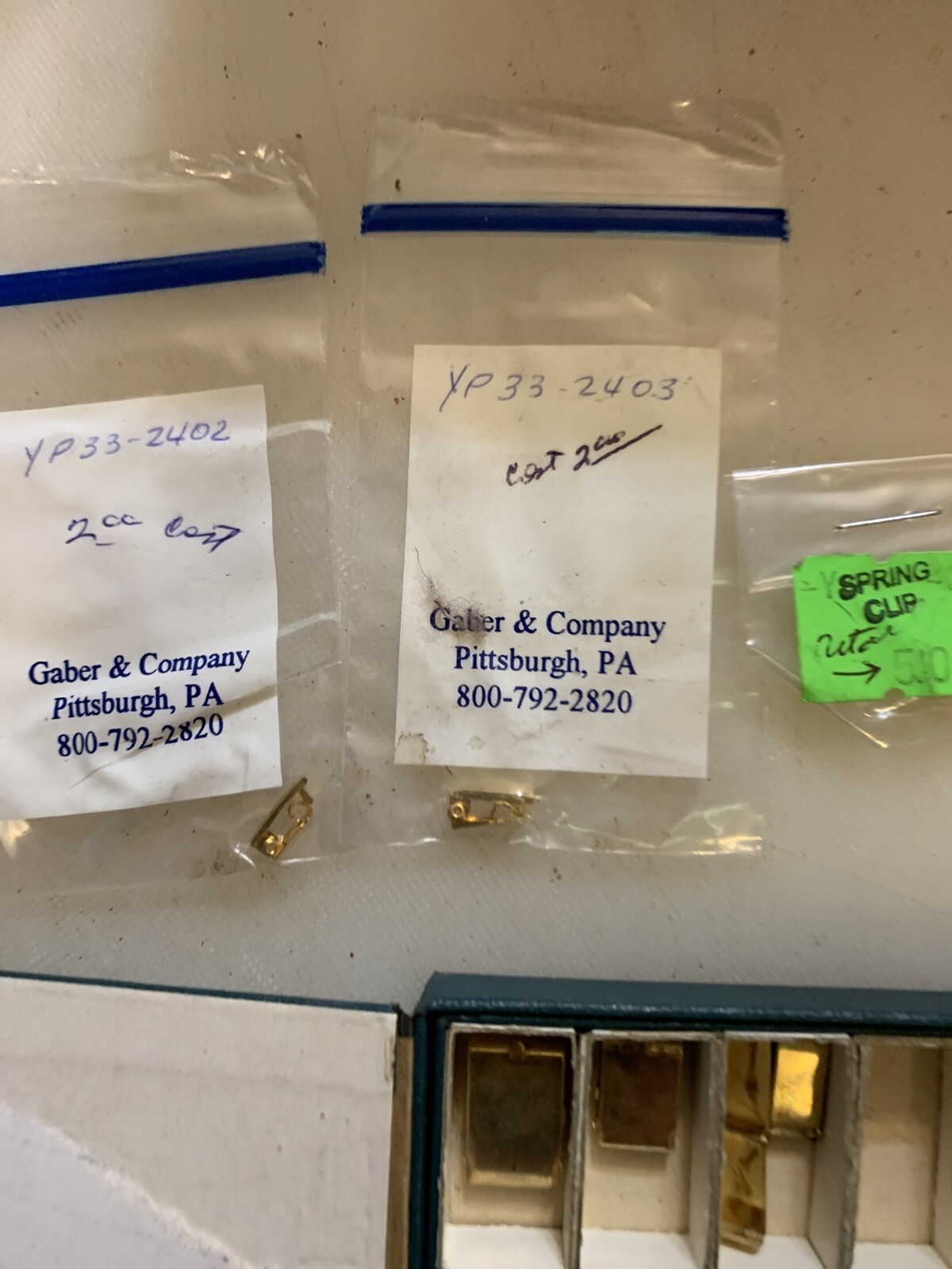 Watch Fold Over Catches Gold Plated In Original Box