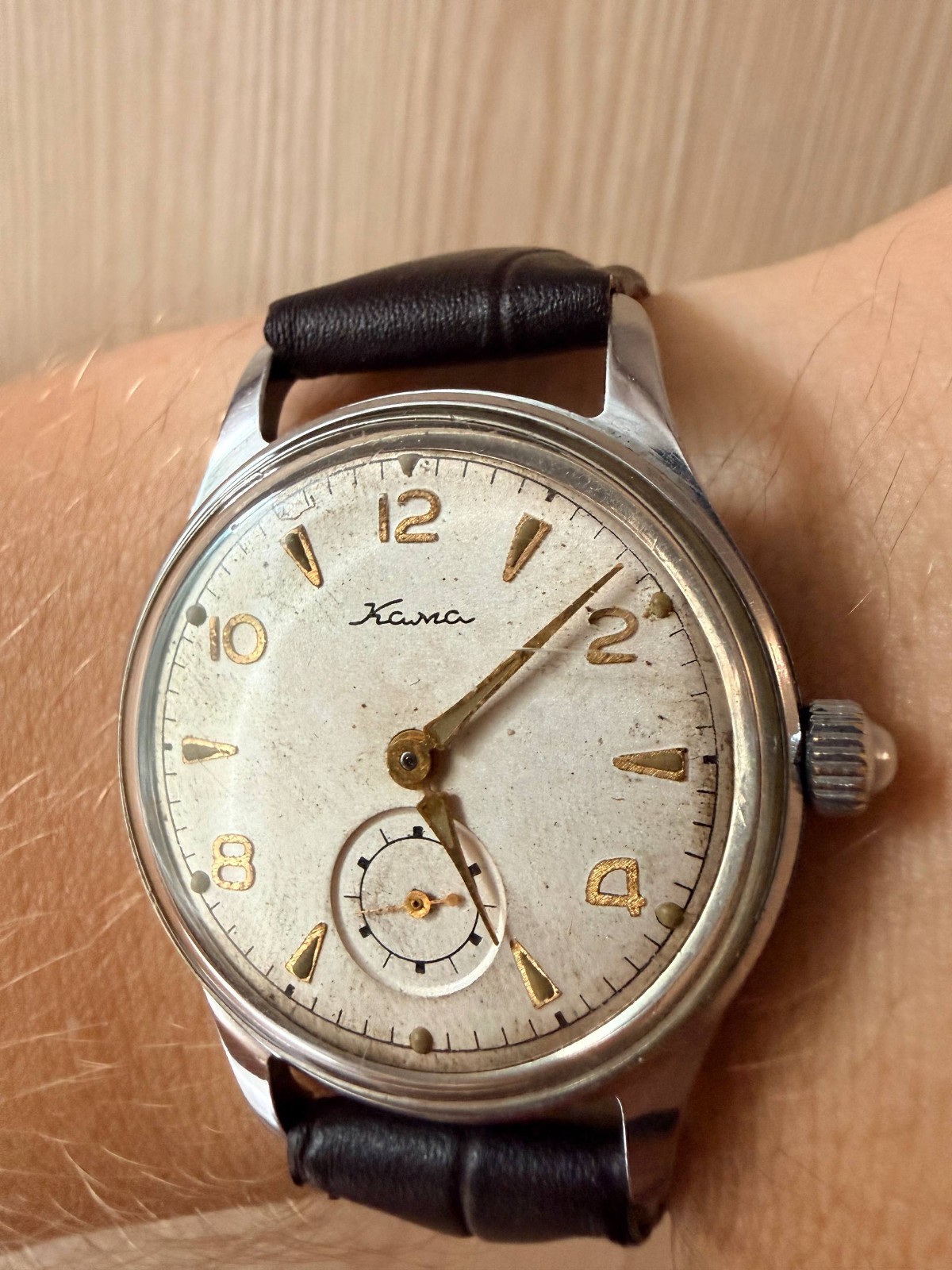RARE/SERVICED VINTAGE Kama 17 Jewels Soviet Vintage USSR Mechanical watch 1950s