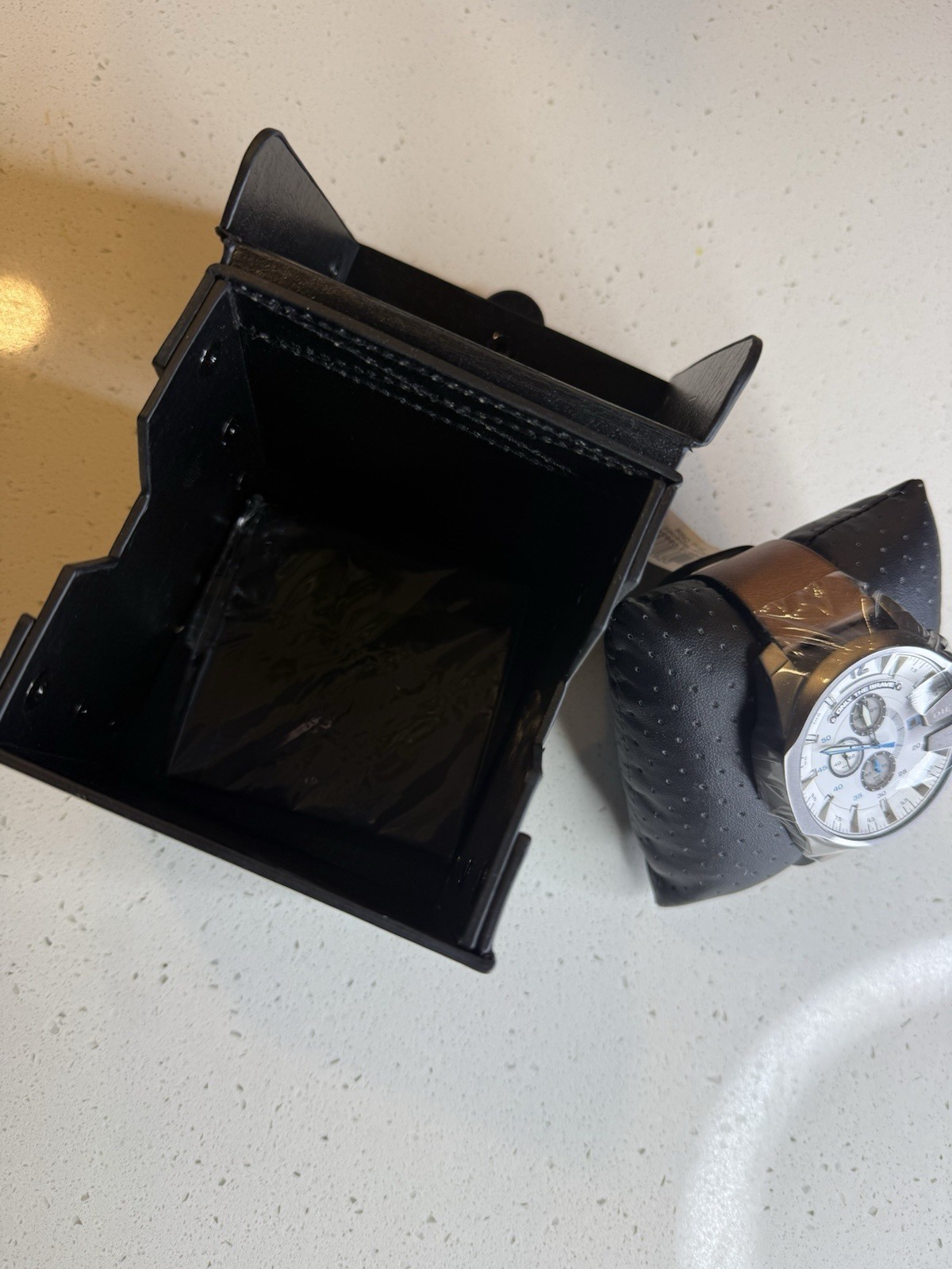 Diesel DZ7394 Mr Daddy 2.0 Chronograph Brown Leather Strap Watch 57mm