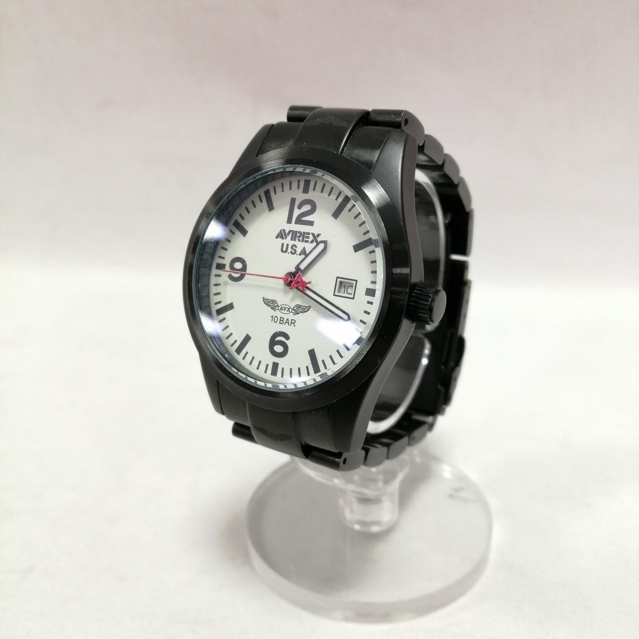 AVIREX Black 12AX-010M Quartz Watch