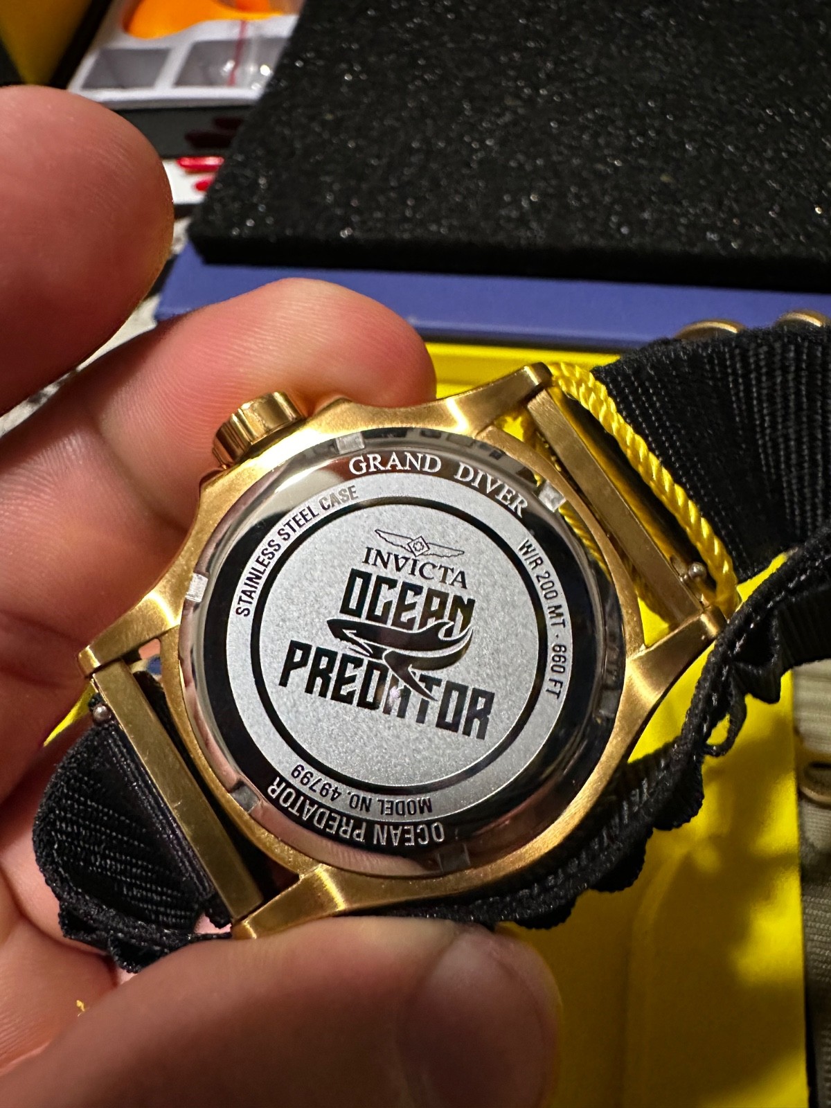 Invicta OCEAN PREDATOR Men’s Watch – 44mm with Interchangeable Strap