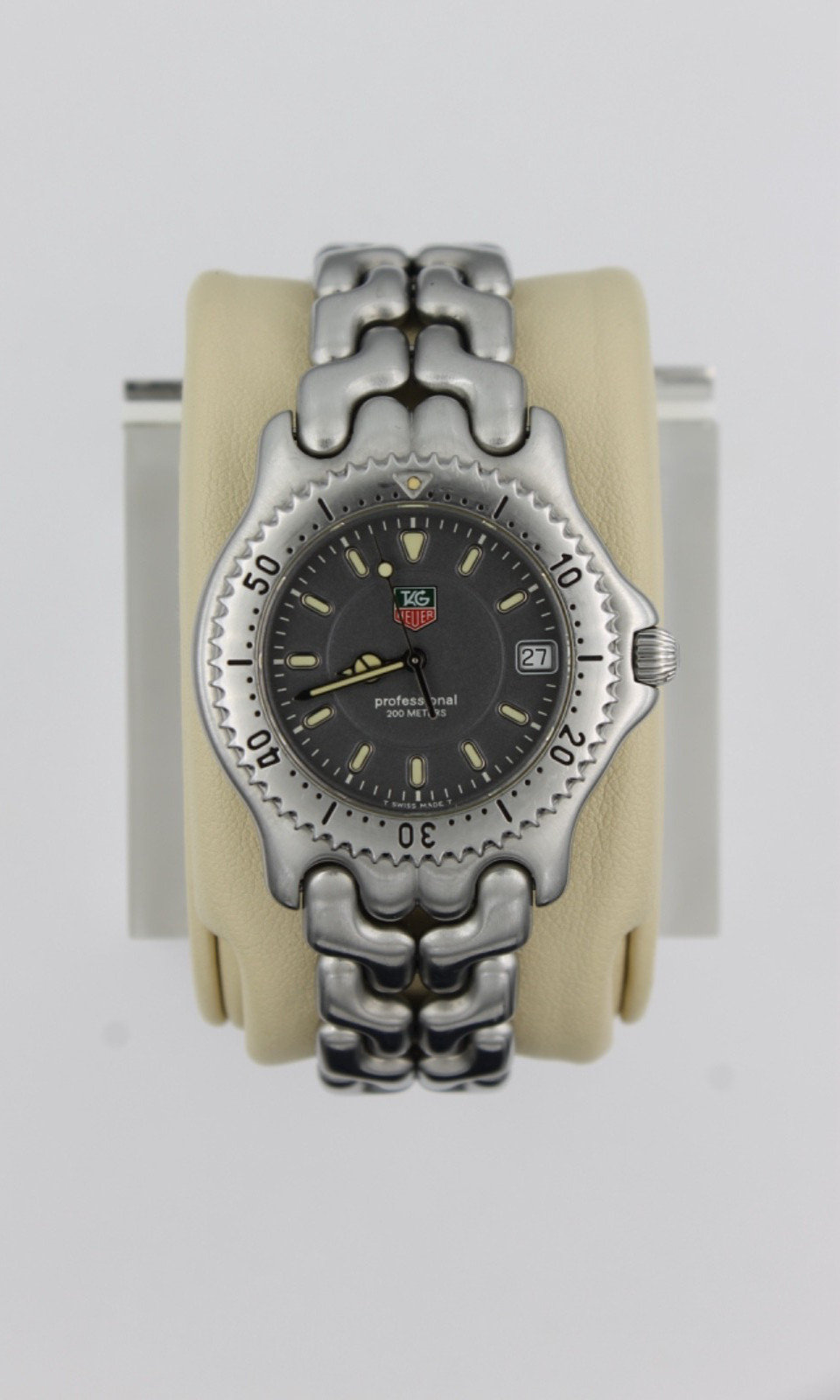 TAG Heuer WG1113.BA0473 Mens SEL Series Professional Watch Gray Silver S99.206