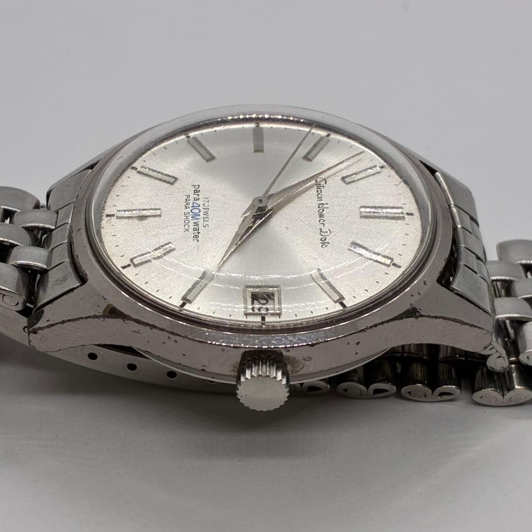 CITIZEN Homer Date 81302-Y, manual winding, working condition, 2330