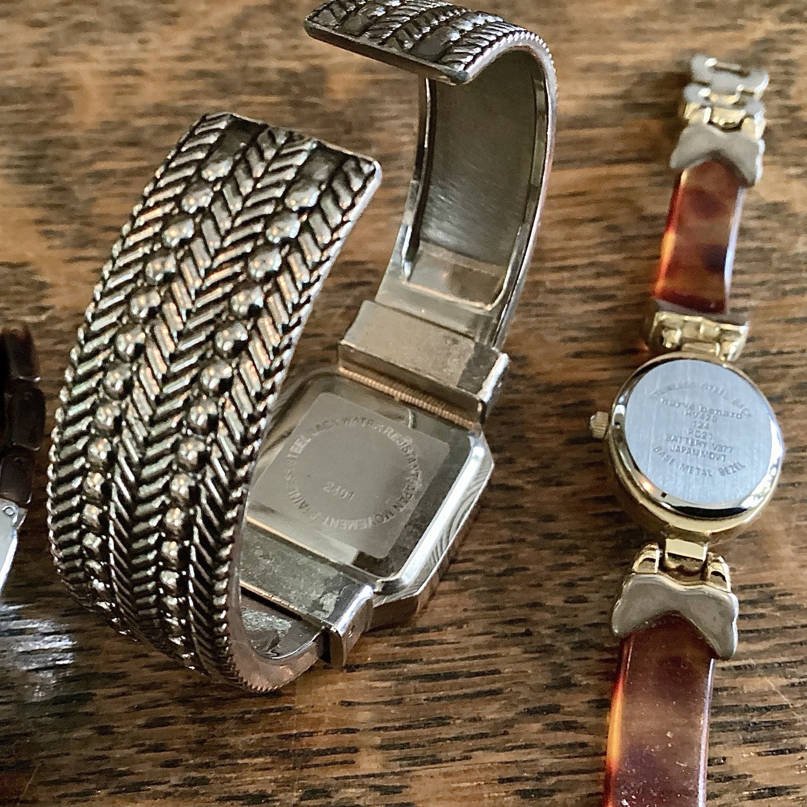Wristwatch Lot Assorted Men Women Fashion Jewelry Quartz Bakelite Accent Wear