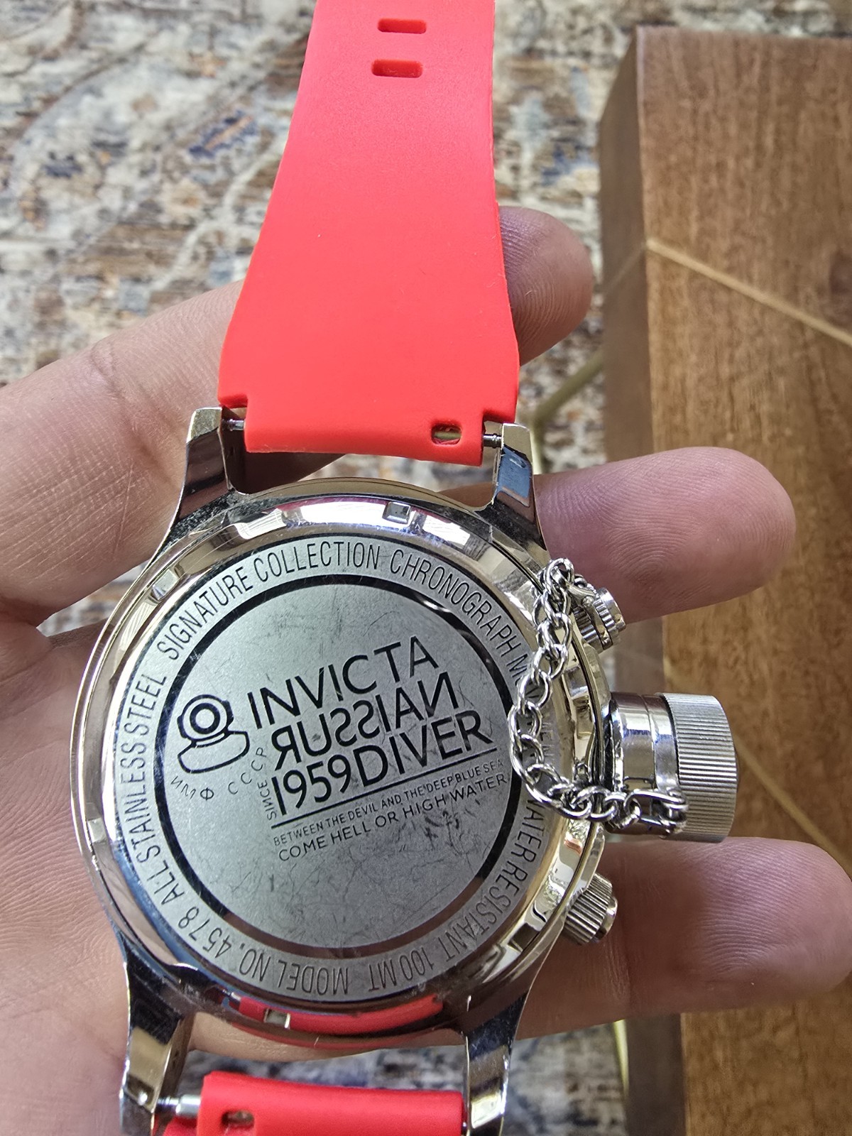 INVICTA 4578 RUSSIAN DIVER STAINLESS MEN’S Watch .Classic Vintage Classic