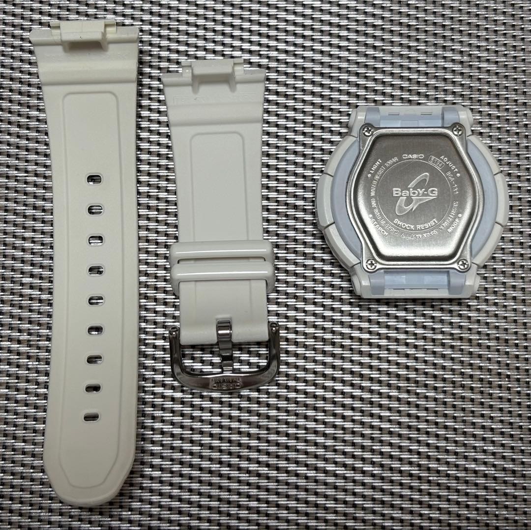 Excellent Condition Baby G BGA 131 White Heart