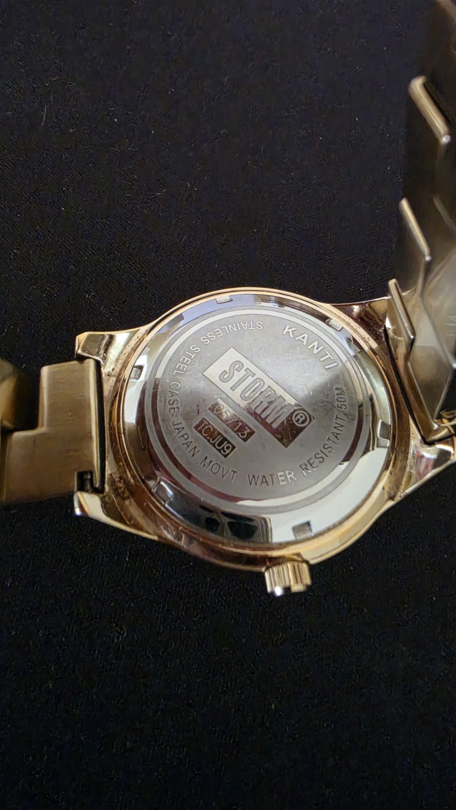 Storm Kanti Ladies Watch Gold Tone