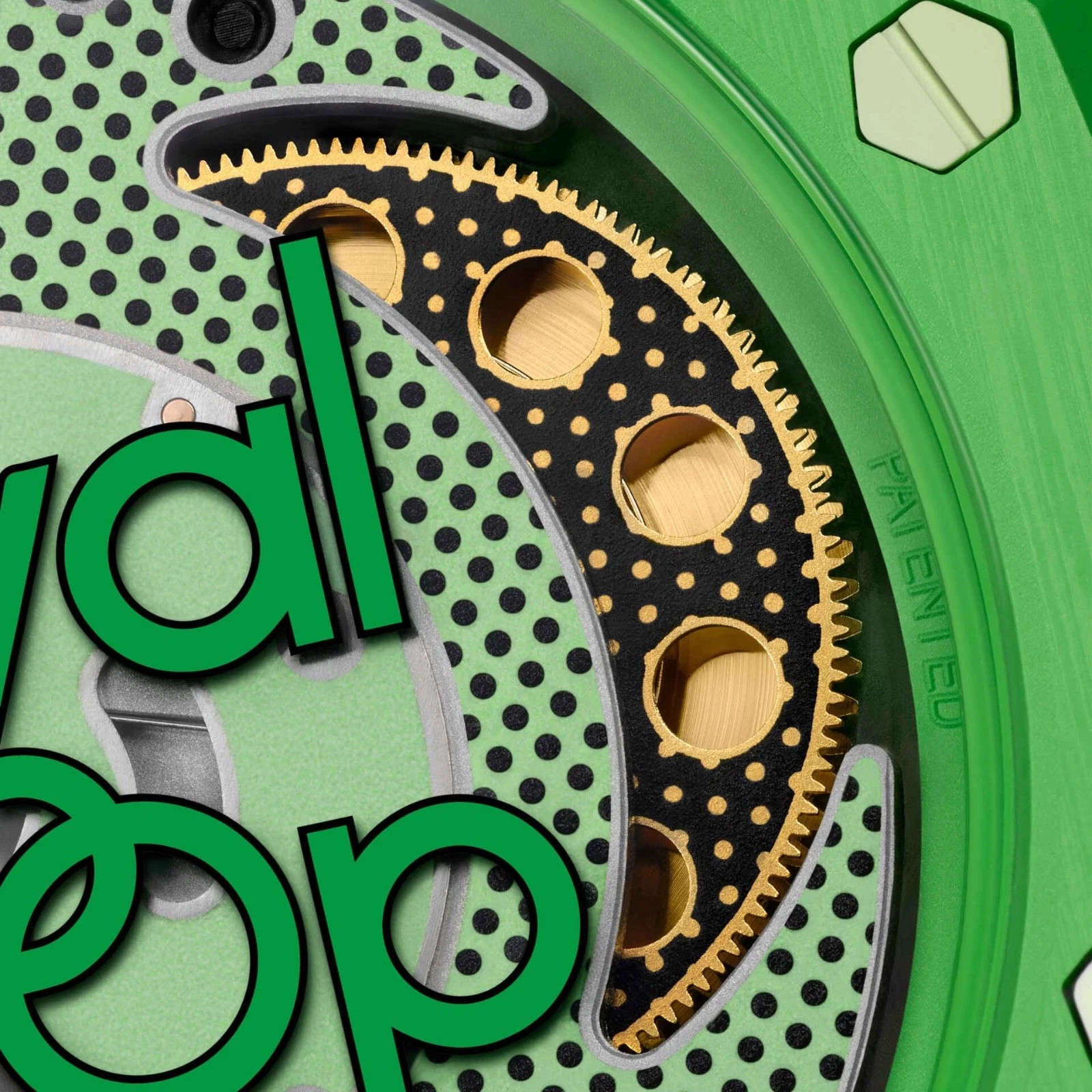 Swatch × Baupers Royal Pop Green Eight-Color Green Mechanical Watch