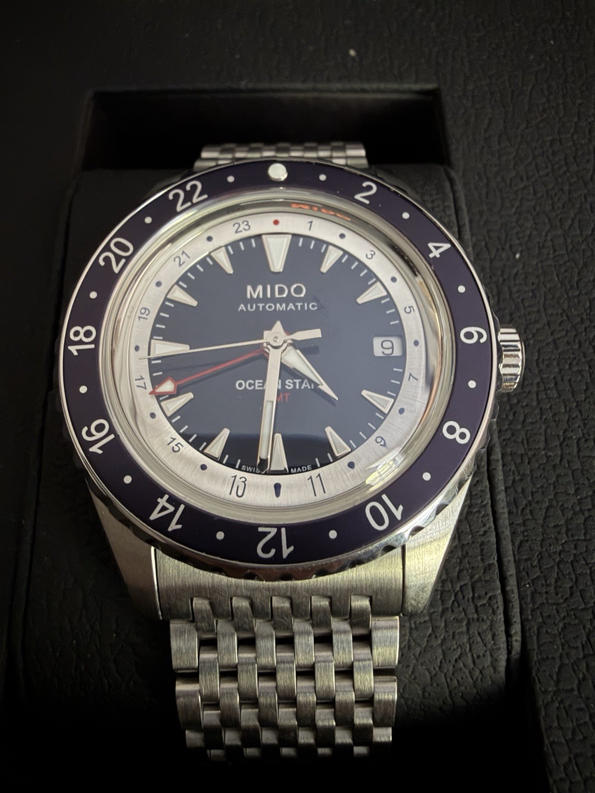 Mido Automatic Ocean Star GMT 40.5mm Blue Dial Men’s Watch M026.829.18.041.00