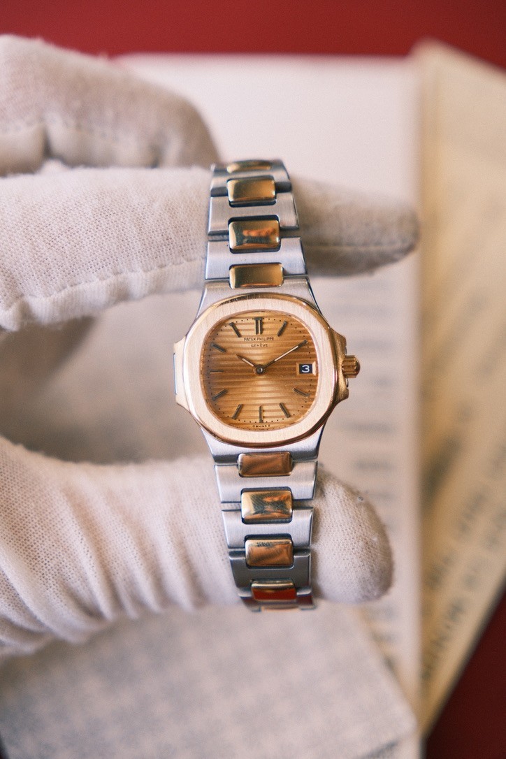 1981 Patek Philippe Nautilus 4700/1JA Two-Tone Ladies Watch (Original Papers)