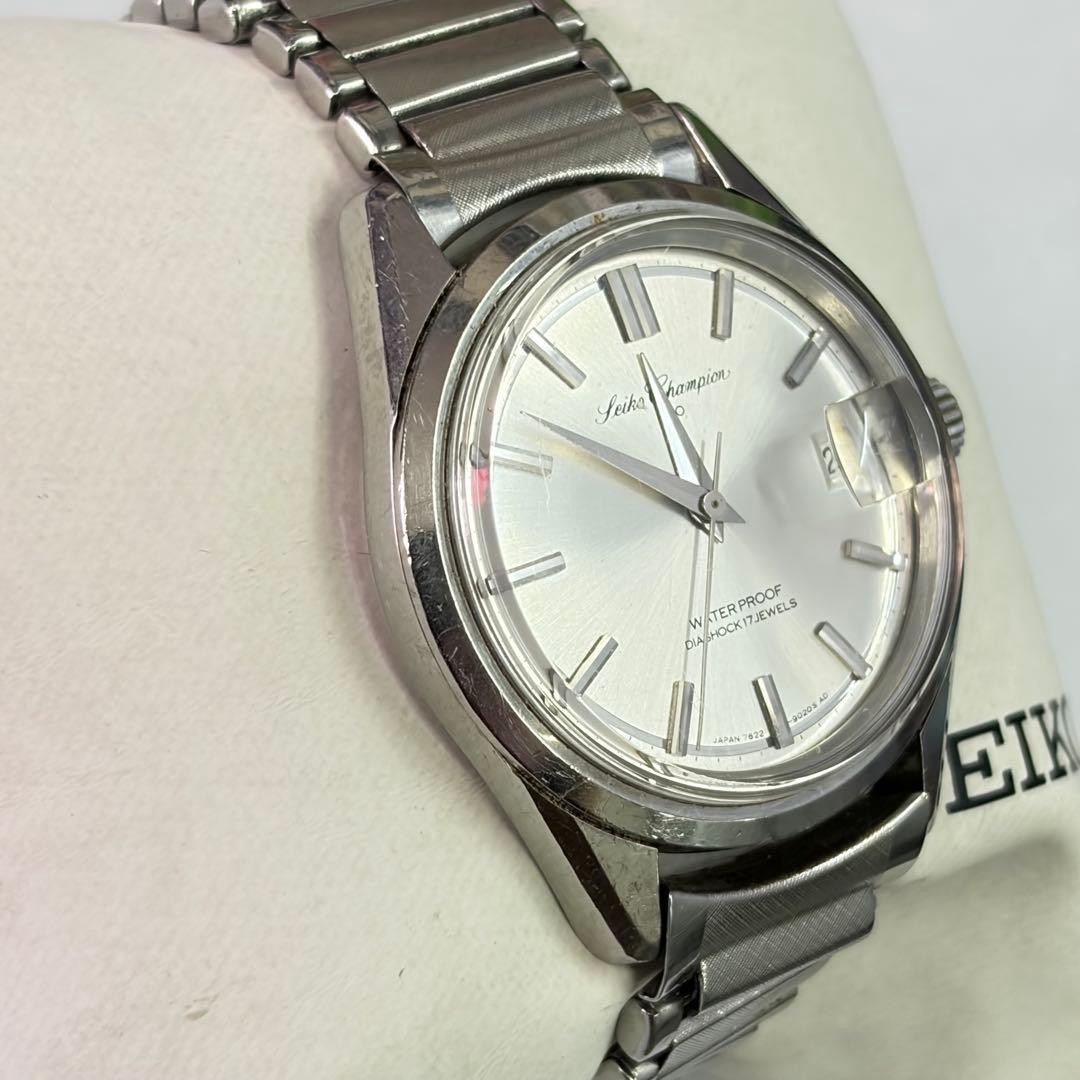Seiko Champion 860 Strap Hand Wound Watch 17 Jewels 7622 9010