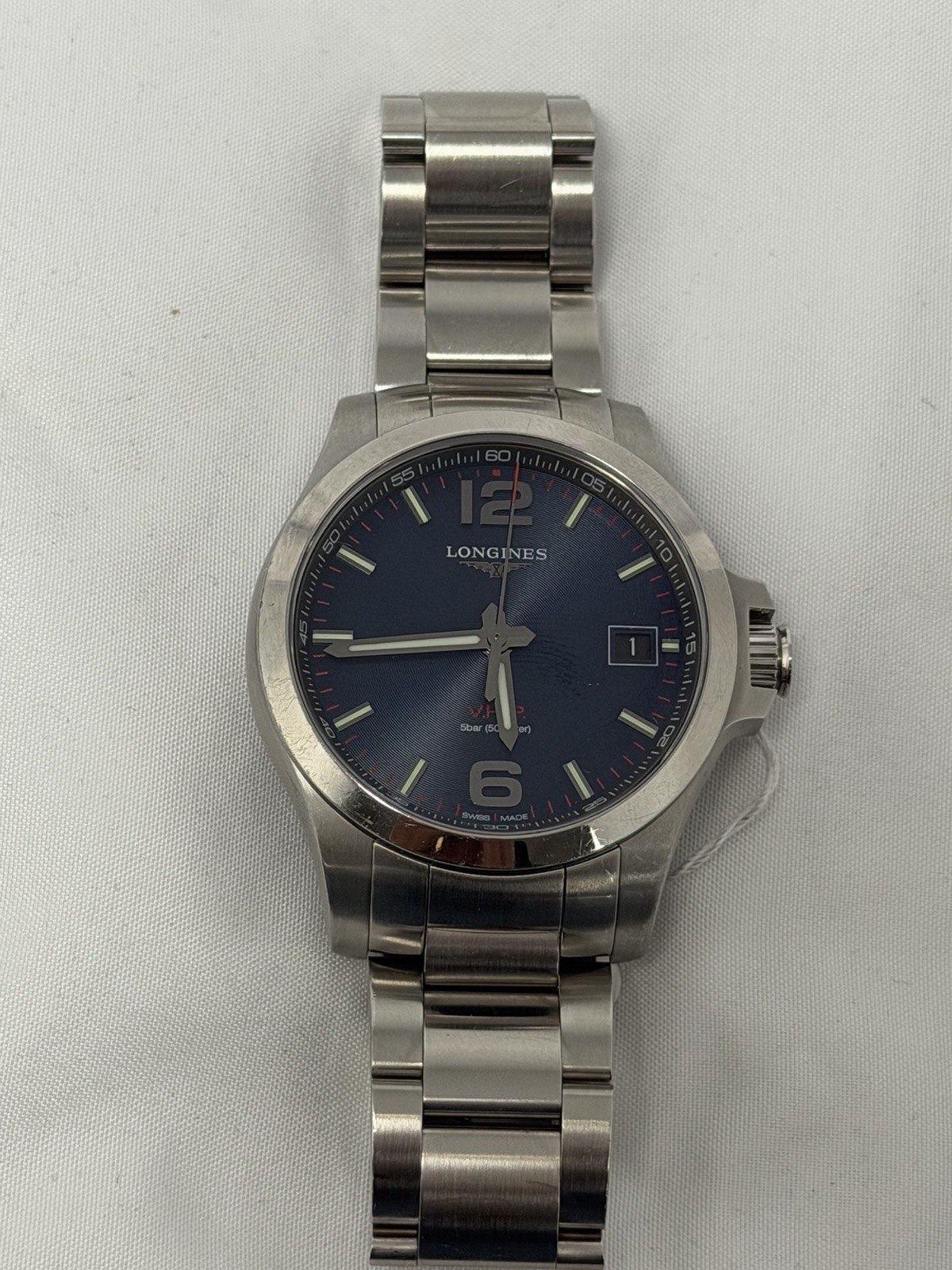 Longines Conquest V.H.P. Blue Men’s Watch – L3.716.4