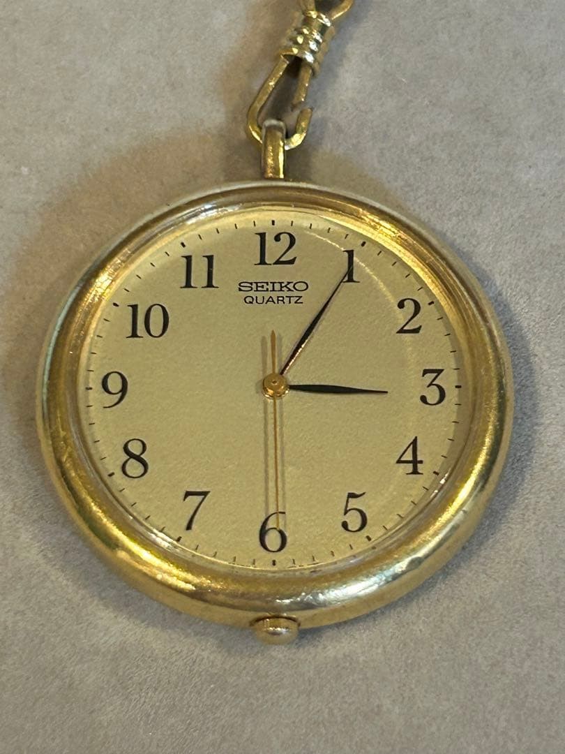 Seiko SEIKO 2C21-0140 Pocket Watch Quartz