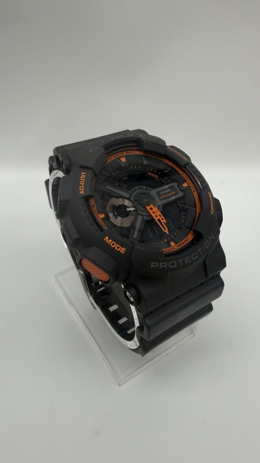 Casio G-Shock GA-110TS-1A4 Dark Gray Orange Analog Digital Watch 5146