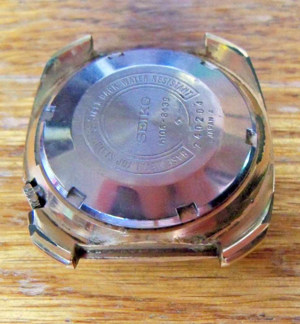 Vintage Burgundy Seiko DX Cushion Day-Date Automatic Men’s Watch 1970’s RARE