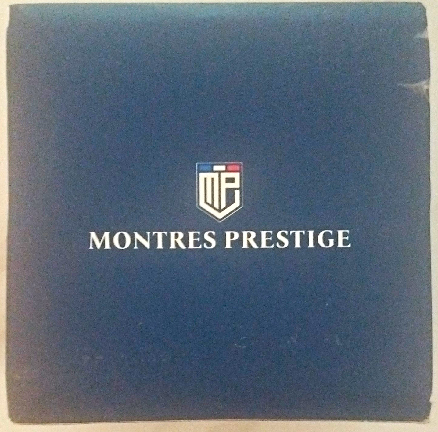 Montres Prestige Silver-Tone Square Quartz Analog Dress Watch Bracelet w/ Box