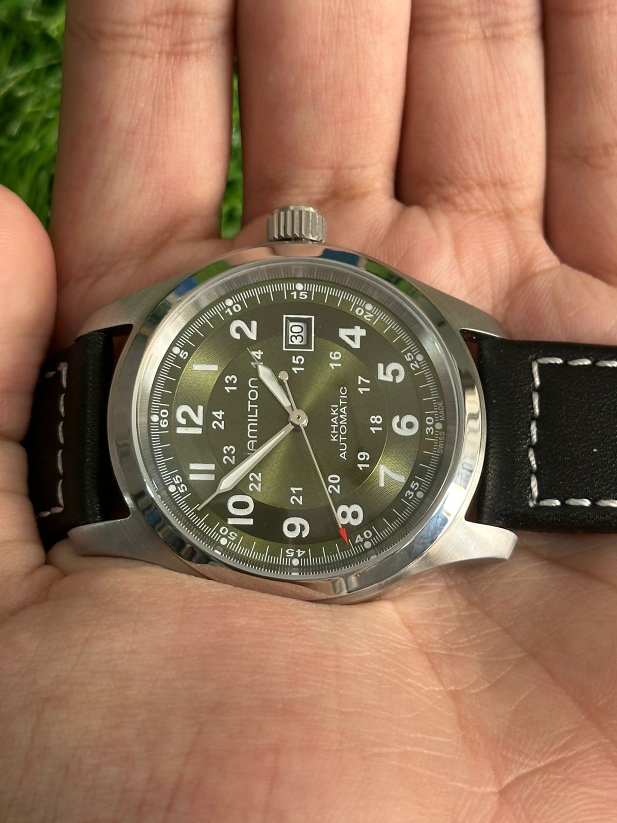 Hamilton Khaki Field Green Dial Automatic Men’s Watch