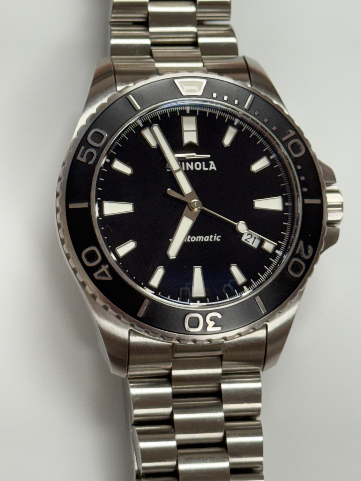 Shinola Watch Lake Superior Monster Automatic 43mm GREAT USED CONDITION